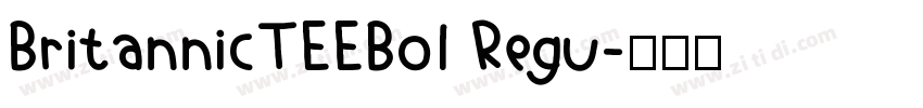 BritannicTEEBol Regu字体转换
